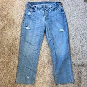 Old Navy Extra High Rise Sky-Hi Straight Jeans